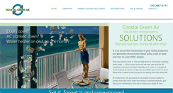 Desktop Screenshot of coastalgreenair.com