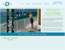 Tablet Screenshot of coastalgreenair.com